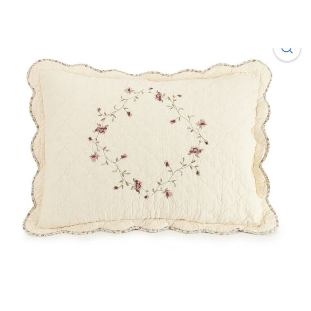 Better Homes & Gardens 2-Piece Burgundy Sham-Hannalore Standard Pillow (2 Count)